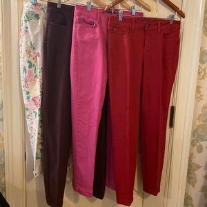 Lot 4 pairs of NYDJ sz 4